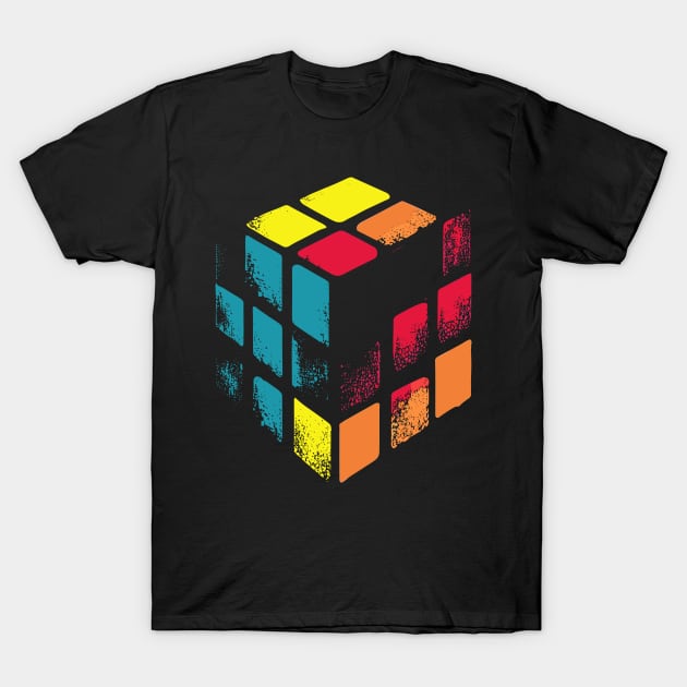 Rubiks Cube T-Shirt by podtuts